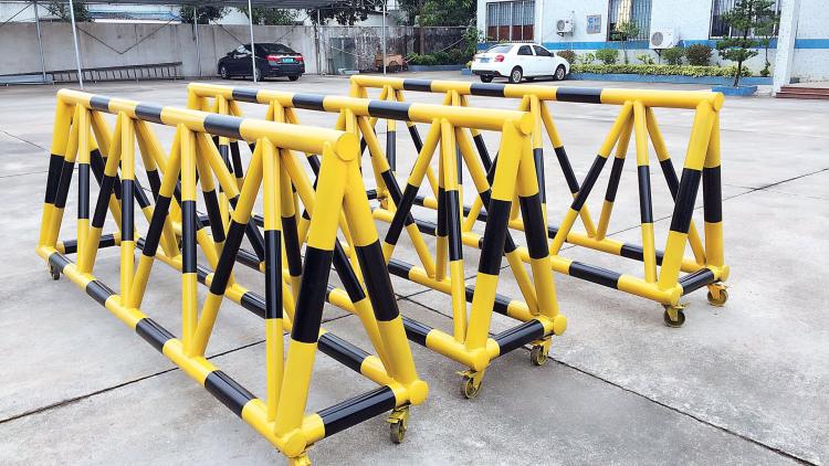 【马路安检拒马护栏】加工定制边防部队安保防护栏杆