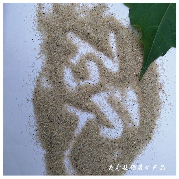 河北碩晨礦產(chǎn)品圓粒砂批發(fā)廠家 室內(nèi)外沙灘沙 投影沙